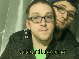 Caleb_and_LukeSunset